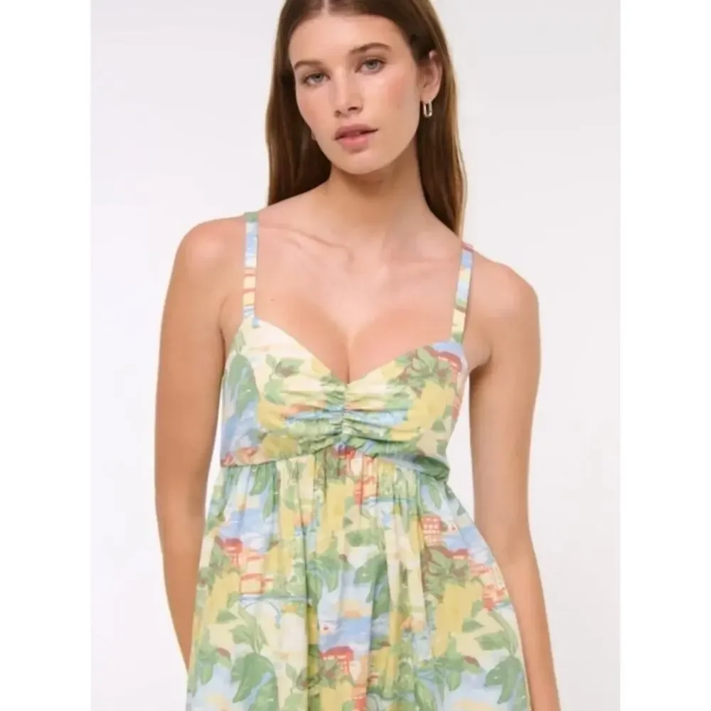 ABERCROMBIE & FITCH Sweetheart Babydoll Maxi Dress Size Medium